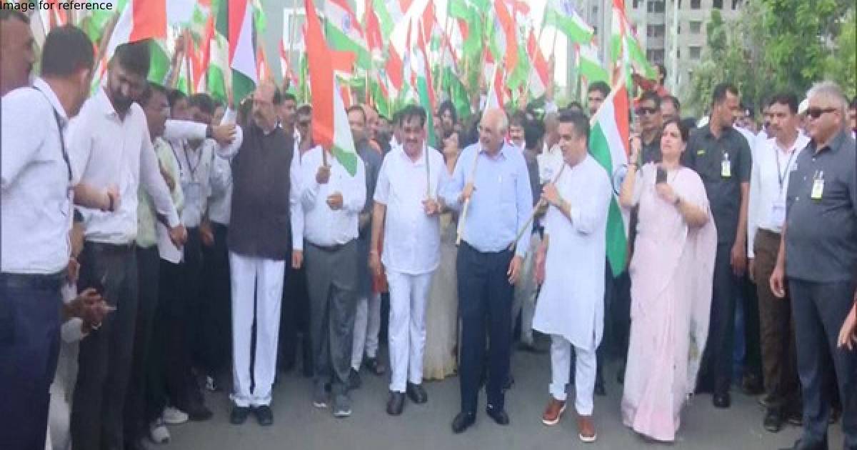 Gujarat CM leads 'Har Ghar Tiranga campaign' in Surat